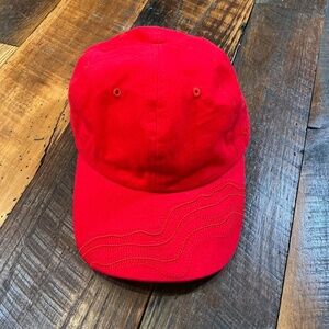 Snowgum Red Cotton Baseball Cap Adjustable Strapback Hat